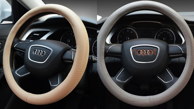 Bọc vô lăng Trung Quốc da PU